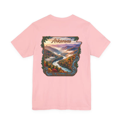 Arkansas Scenic River Tee — The Natural State Retro Landscape T-Shirt