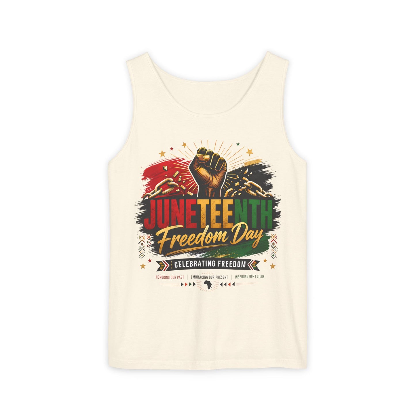 Juneteenth Freedom Day Tank Top — Celebrating Freedom Graphic