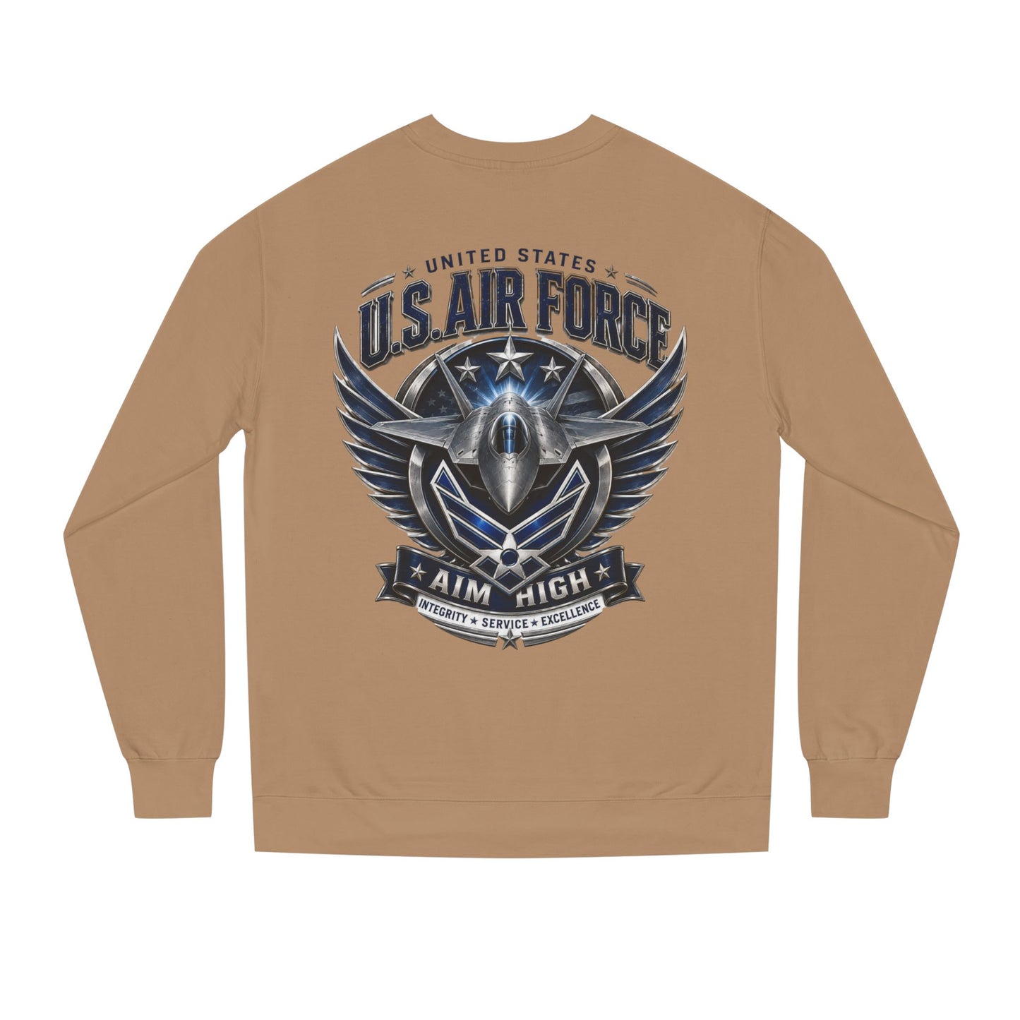 U.S. Air Force 'Aim High' Crewneck Sweatshirt — Military Aviation Graphic