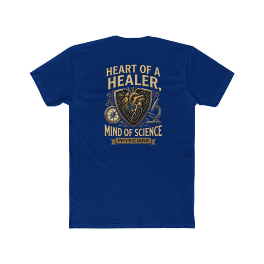 Physician T-Shirt — "Heart of a Healer, Mind of Science" Medical Tee