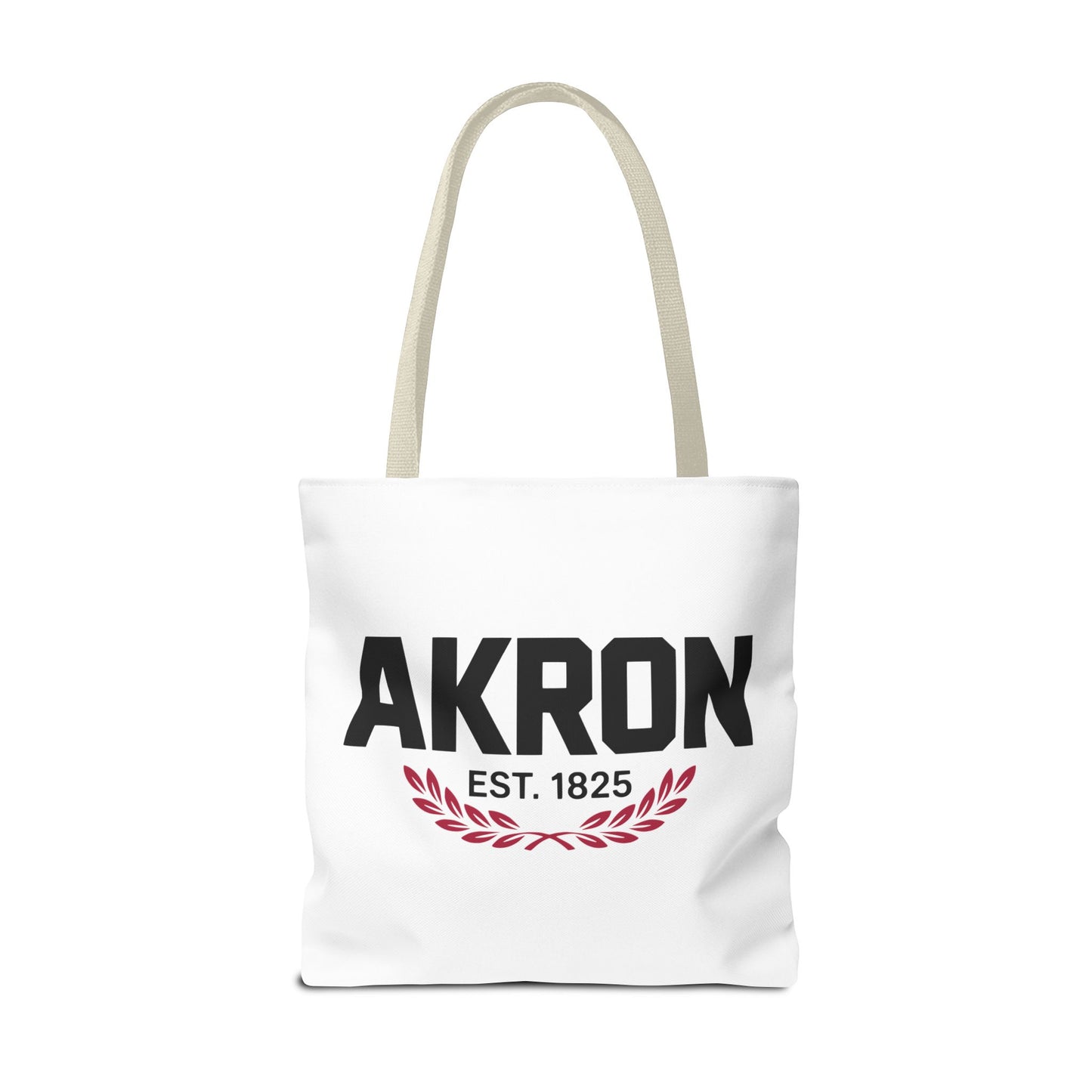 Akron Est. 1825 Tote Bag — City Pride Canvas Tote