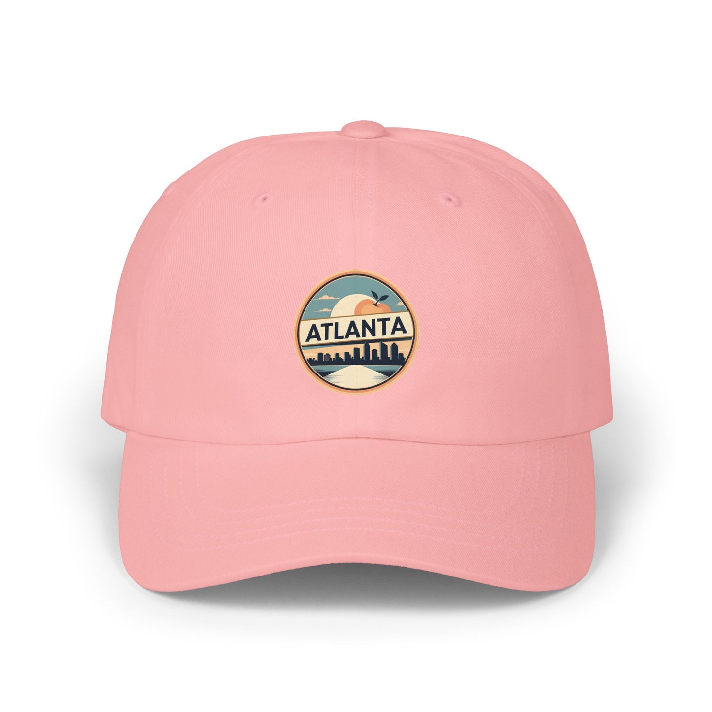 Atlanta Skyline Dad Cap — Retro Patch Baseball Hat