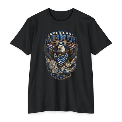 American Airmen Eagle T-Shirt — Patriotic USA Air Force Graphic Tee