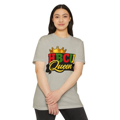 HBCU Queen T-Shirt — Retro Crown Black History Tee for College Pride