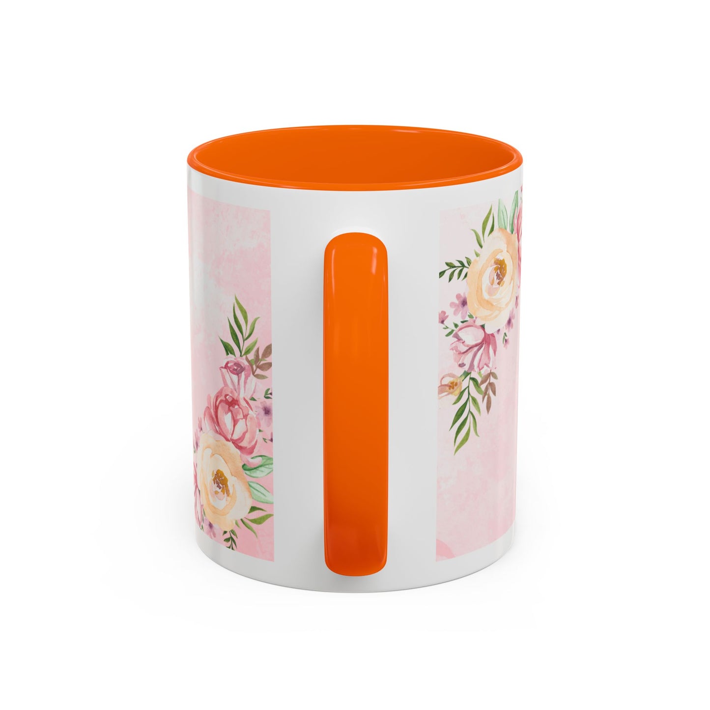 She is Mom Floral Accent Coffee Mug – ‘She is strong, loving, selfless and beautiful’ Gift for Mother’s Day