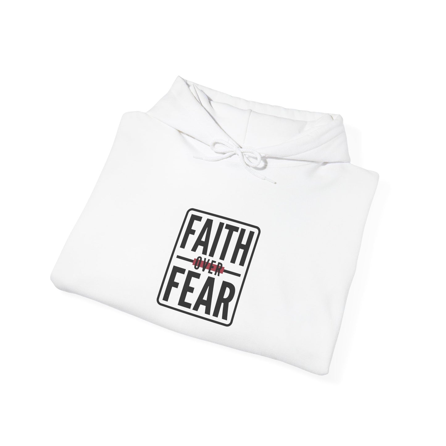 Faith Over Fear Hoodie | hometown pride, rivalry humor