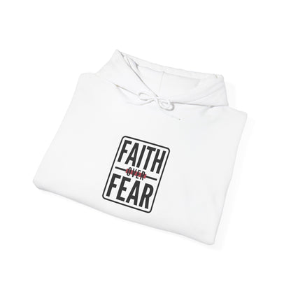 Faith Over Fear Hoodie | hometown pride, rivalry humor