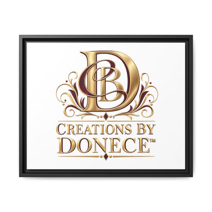 Framed Matte Canvas – Creations By Donece Logo Wall Art