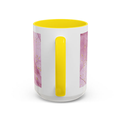 Mom Definition Accent Coffee Mug – Inspirational Pink Marble Mother’s Day Gift (11/15oz)