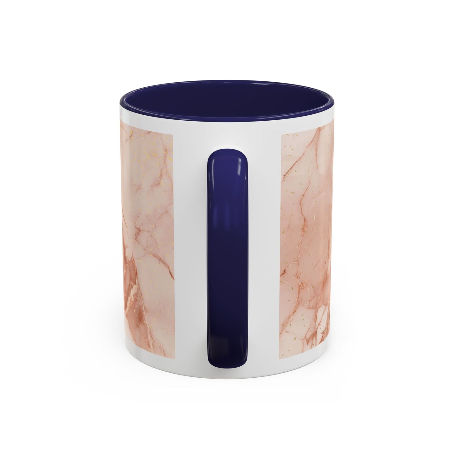 Mom Marble Accent Coffee Mug — Rose Gold & Gold Vein 11/15oz Gift