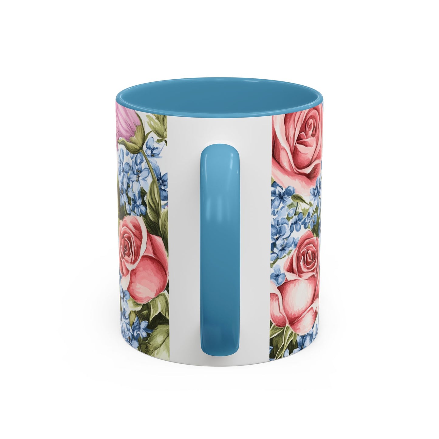 Mother's Day Butterfly Floral Coffee Mug – "Happy Mother's Day" Accent Mug (11/15 oz)