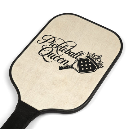 Pickleball Paddle Set — "Pickleball Queen" Graphic Paddle & Balls