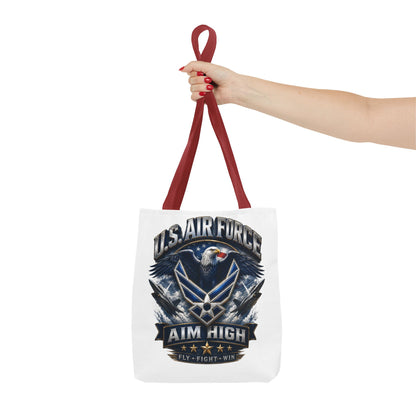 U.S. Air Force Aim High Tote Bag — Patriotic Eagle Military Tote