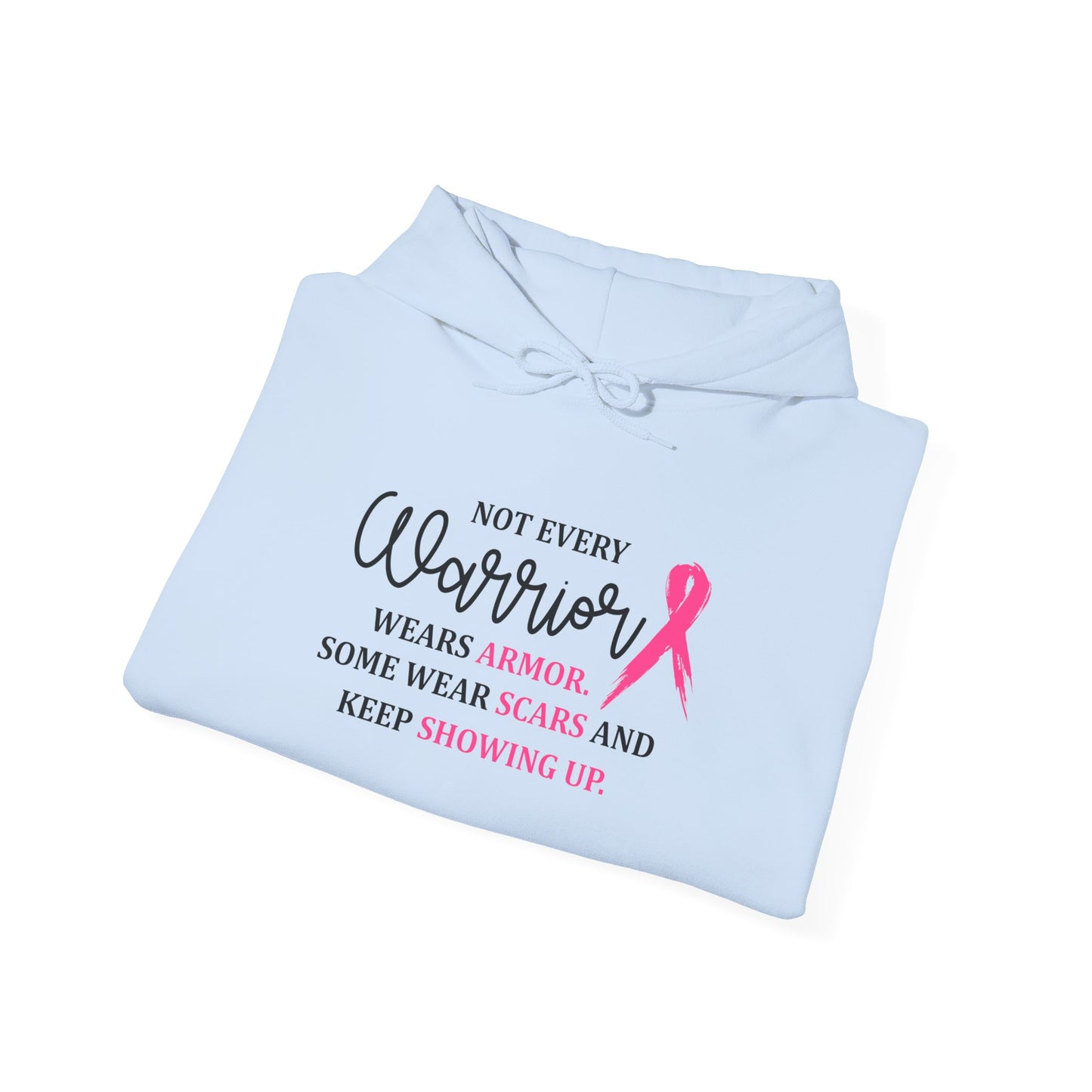 Not Every Warrior Wears Armor Breast Cancer Awareness Hoodie