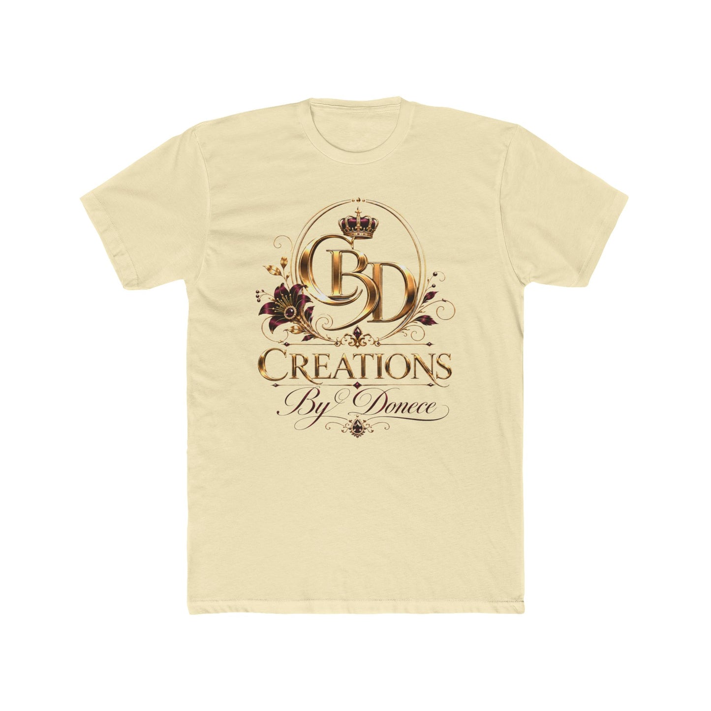 Creations By Donece Logo Tee - Luxury Monogram Graphic T-Shirt