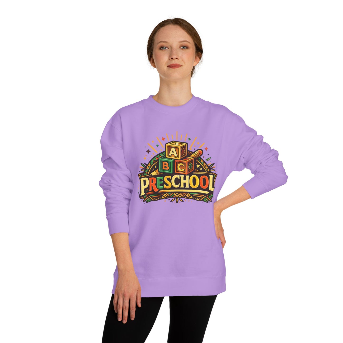 Preschool ABC Blocks Sweatshirt — Cute Back-to-School Teacher & Toddler Crewneck