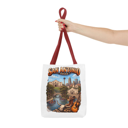 San Antonio Texas Tote Bag — Riverwalk Landmark Travel Souvenir