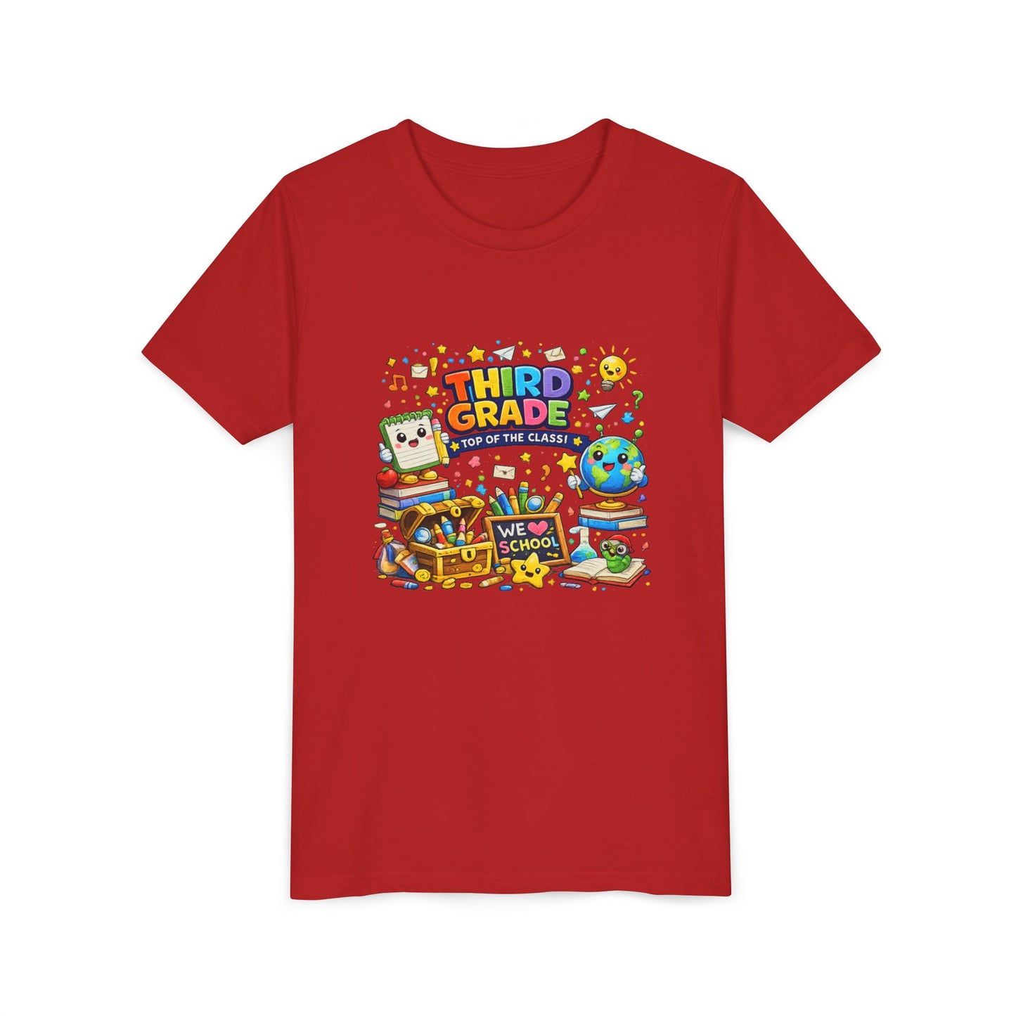 Third Grade Kids Tee — "Third Grade Out of the Classroom" Back-to-School Youth Shirt