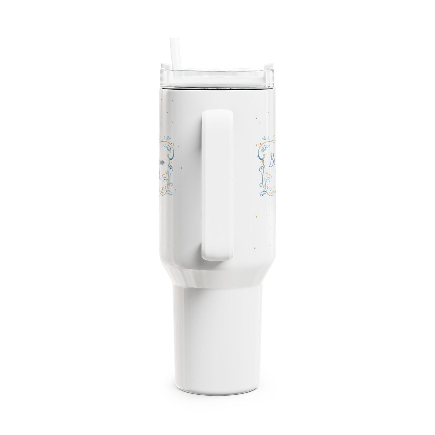 40oz Faith Tumbler – “Be Still and Know That I Am God” Inspirational Travel Mug