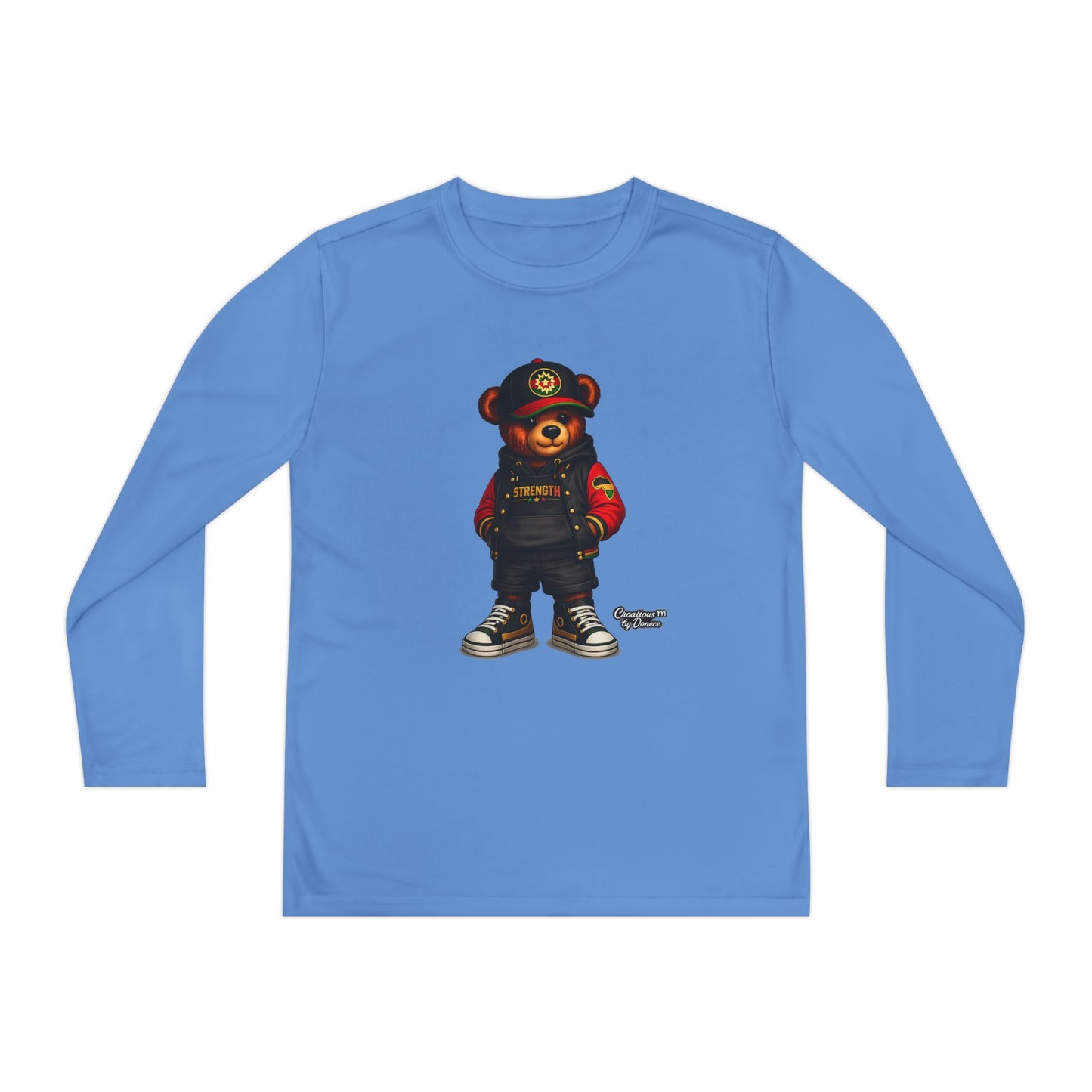 Youth Long Sleeve Tee — Urban Bear Graphic