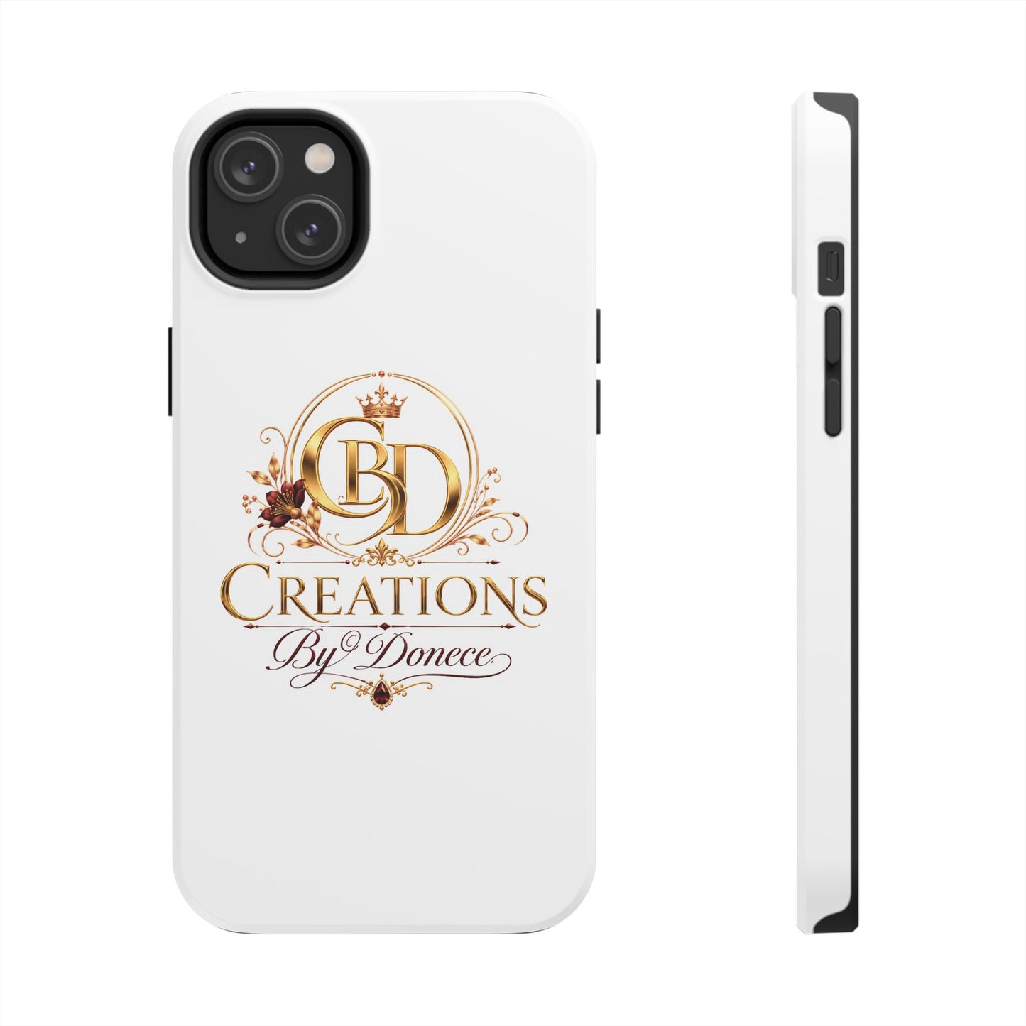 BD Creations By Donece Elegant Logo Tough Phone Case — Protective iPhone Cover