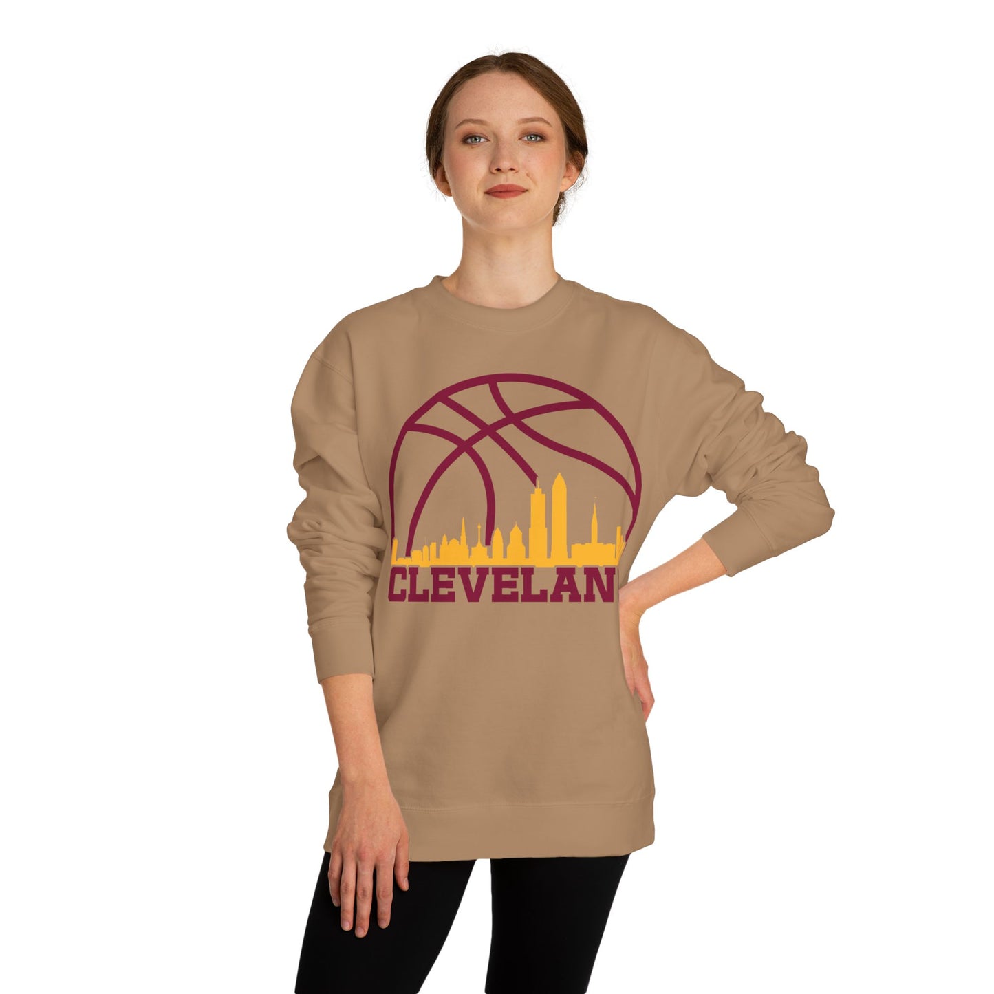 Cleveland Skyline Basketball Sweatshirt