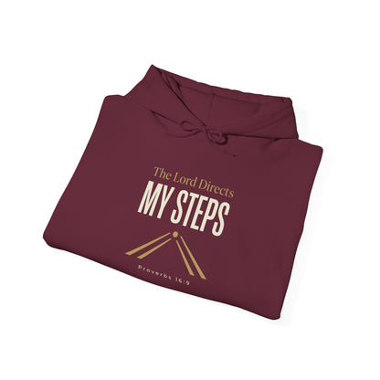 The Lord Directs My Steps -Proverbs 16:9 Hoodie