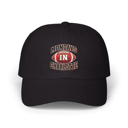 Dad Cap "Mondays in Charlotte" Football Embroidered Hat