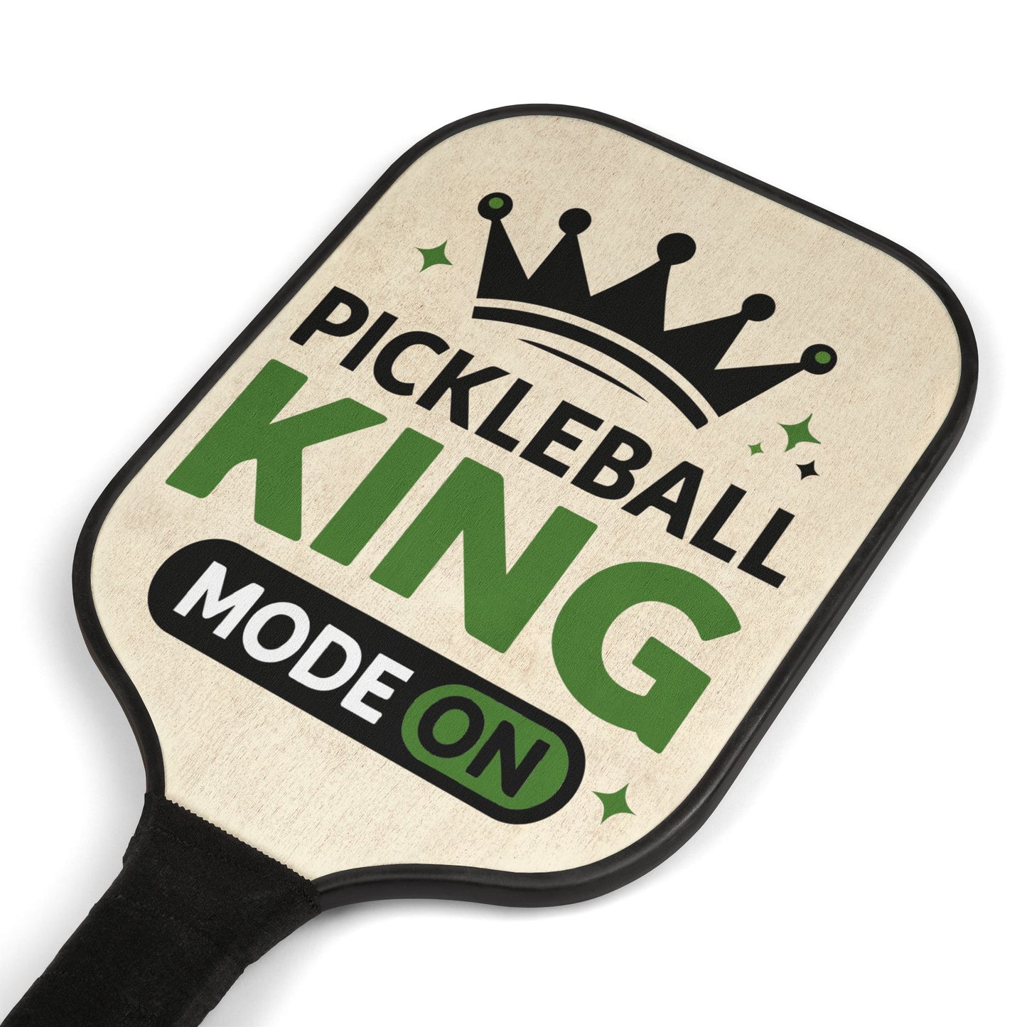 Pickleball King Paddle Set — "Mode On" Paddle & Ball Kit