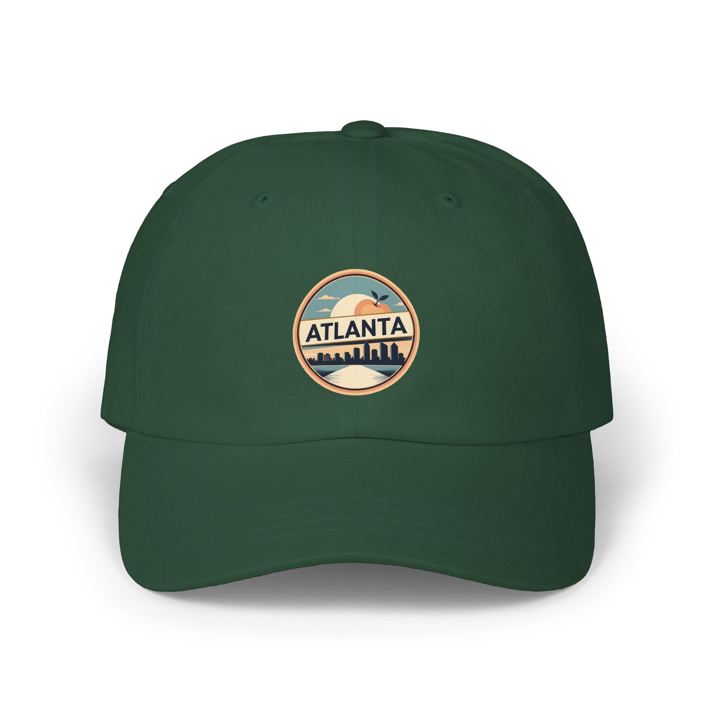 Atlanta Skyline Dad Cap — Retro Patch Baseball Hat