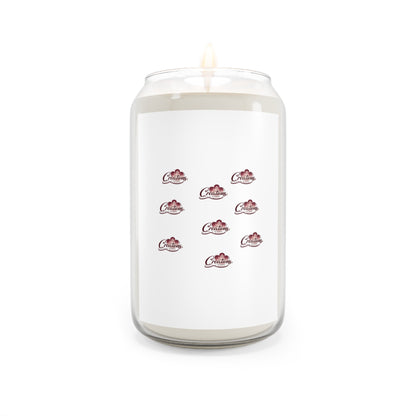 Soy Scented Candle 13.75 oz — Cozy Aromatherapy Jar (subtle logo design)