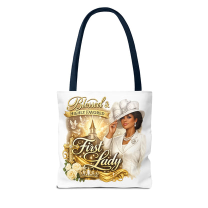 First Lady 'Blessed & Highly Favored' Tote Bag