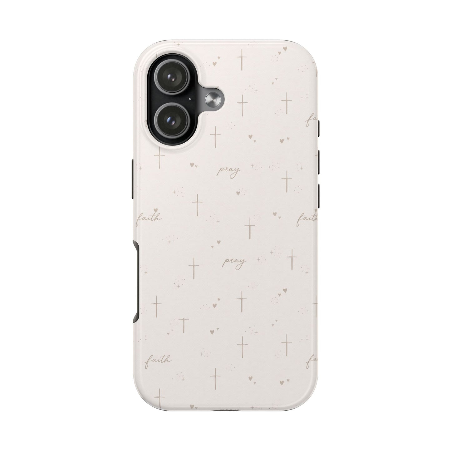 Pray with Faith Phone Case | Christian floral iPhone Case