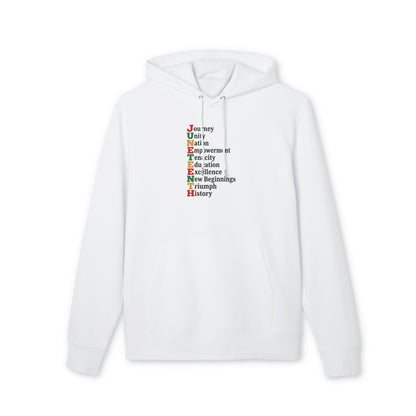 Juneteenth Acrostic Hoodie – Unity Empowerment Celebration Sweatshirt