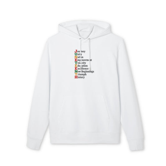Juneteenth Acrostic Hoodie – Unity Empowerment Celebration Sweatshirt