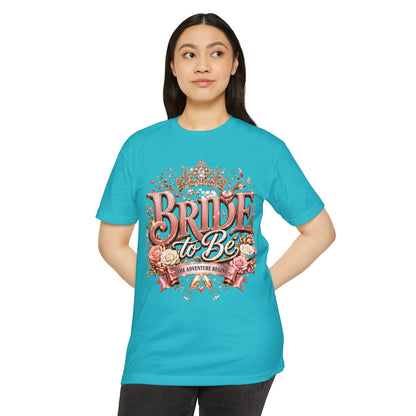 Bride to Be T-Shirt — Floral Crown Bachelorette Tee