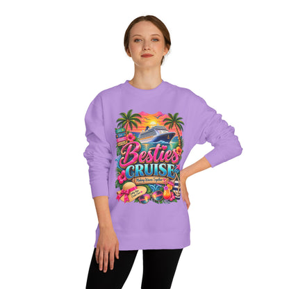 Besties Cruise Sweatshirt - Tropical Girls' Cruise Crewneck