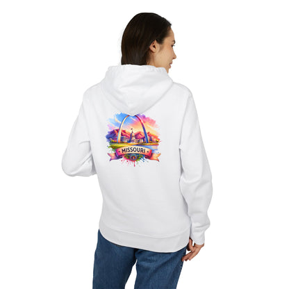 Missouri St. Louis Arch Hoodie — Colorful Sunset State Pride Pullover