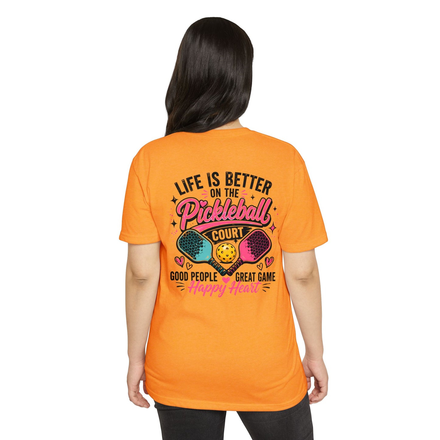 Pickleball T-Shirt – "Life Is Better on the Pickleball Court" Graphic Tee