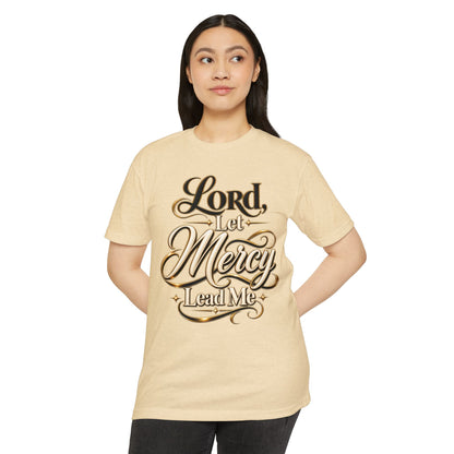Religious T-Shirt — "Lord, Let Mercy Lead Me" Inspirational Christian Tee