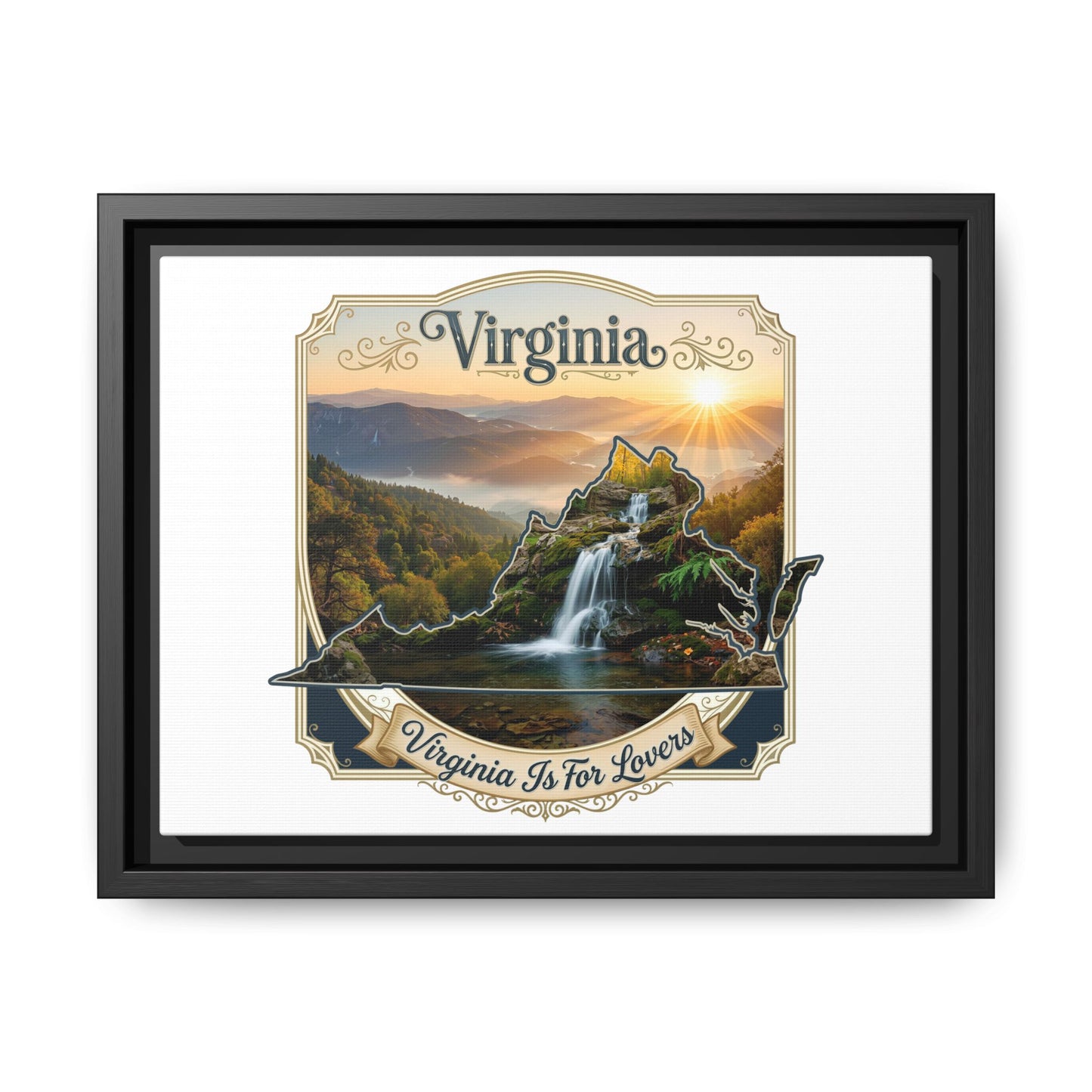 Matte Canvas, Framed (Multi-color)