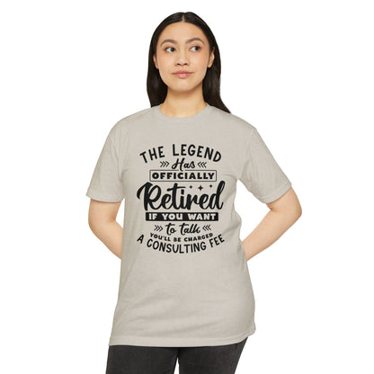 Retired Legend T-Shirt — "The Legend Has Officially Retired" Retirement Gift Tee