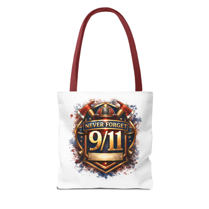 Never Forget 9/11 Memorial Tote Bag
