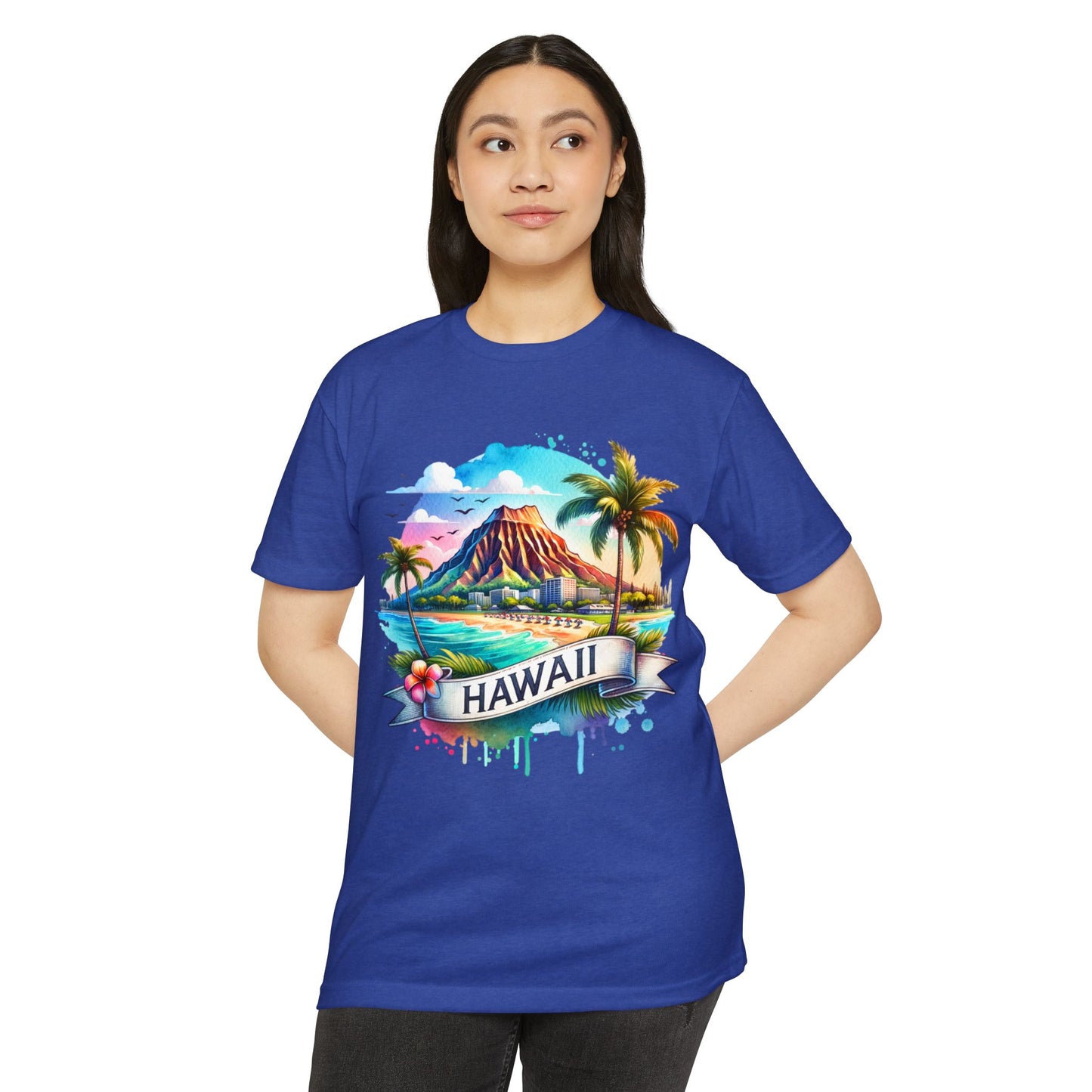 Hawaii Vintage Sunset T-Shirt — Tropical Island Graphic Tee