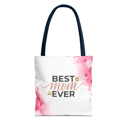 Best Mom Ever Floral Tote Bag
