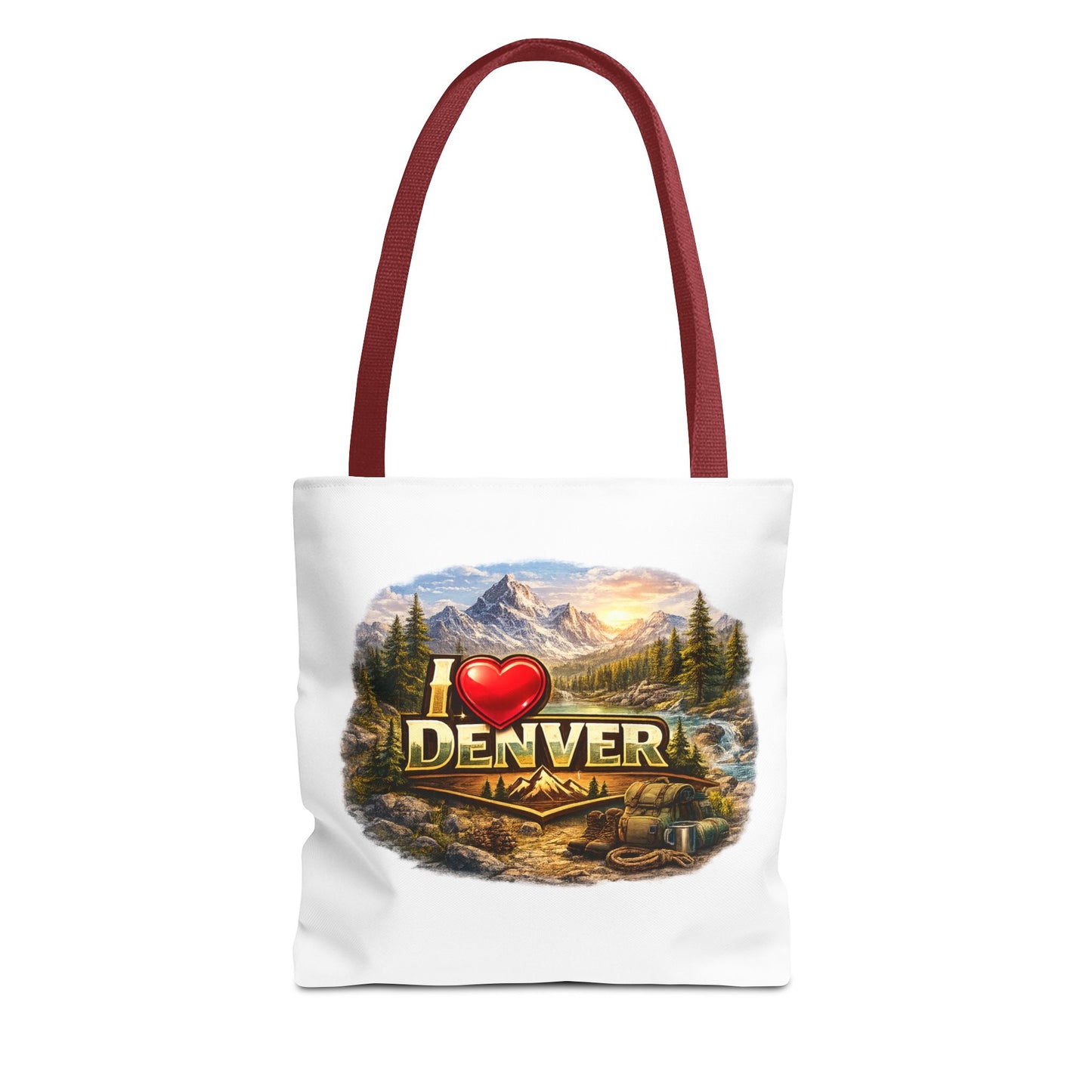 I  Denver Scenic Tote Bag — Colorado Mountain Travel Souvenir