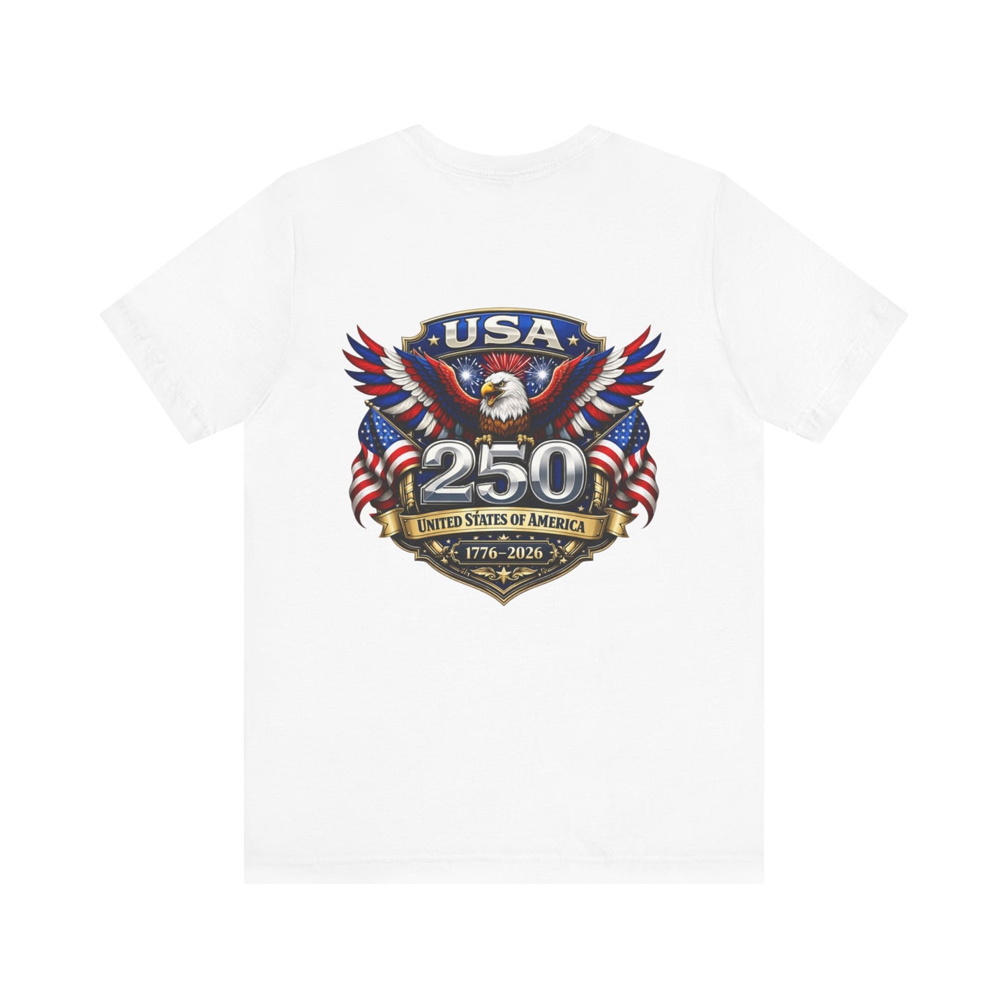 USA 250th Anniversary Eagle T-Shirt — 1776–2026 Patriotic Flag Tee