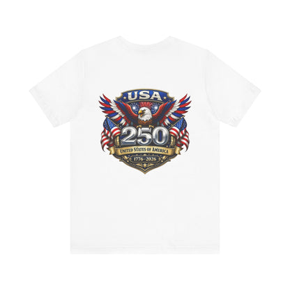 USA 250th Anniversary Eagle T-Shirt — 1776–2026 Patriotic Flag Tee