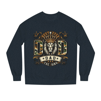 Dad The King Lion Sweatshirt – Best Ever DAD Camouflage Design