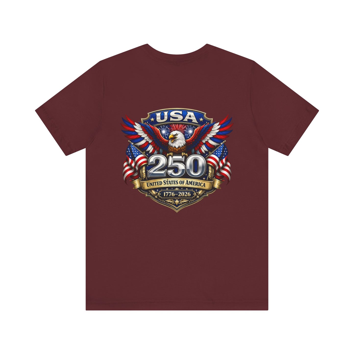 USA 250th Anniversary Eagle T-Shirt — 1776–2026 Patriotic Flag Tee